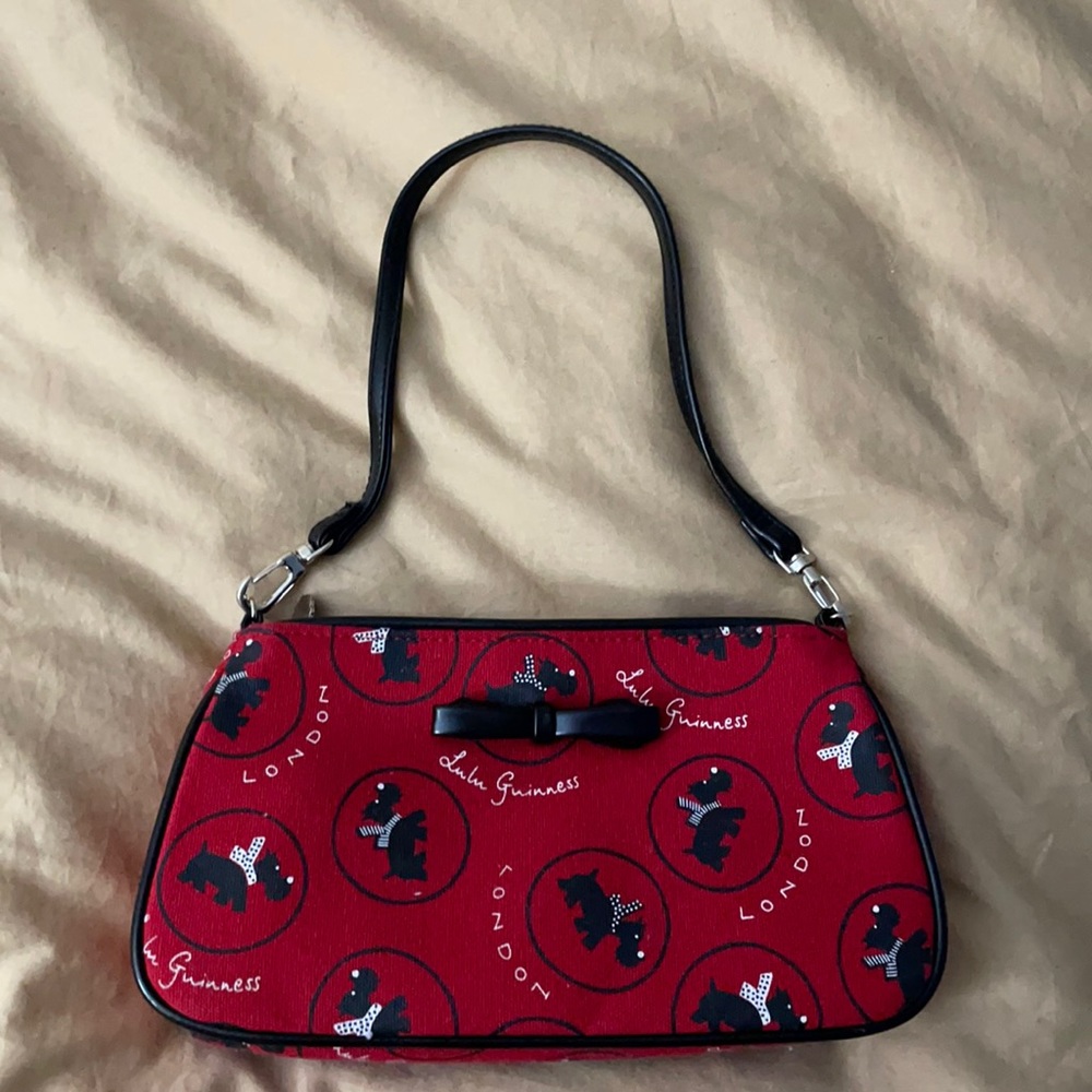 Adorbs rare Lulu Guinness Scottie dogs bag